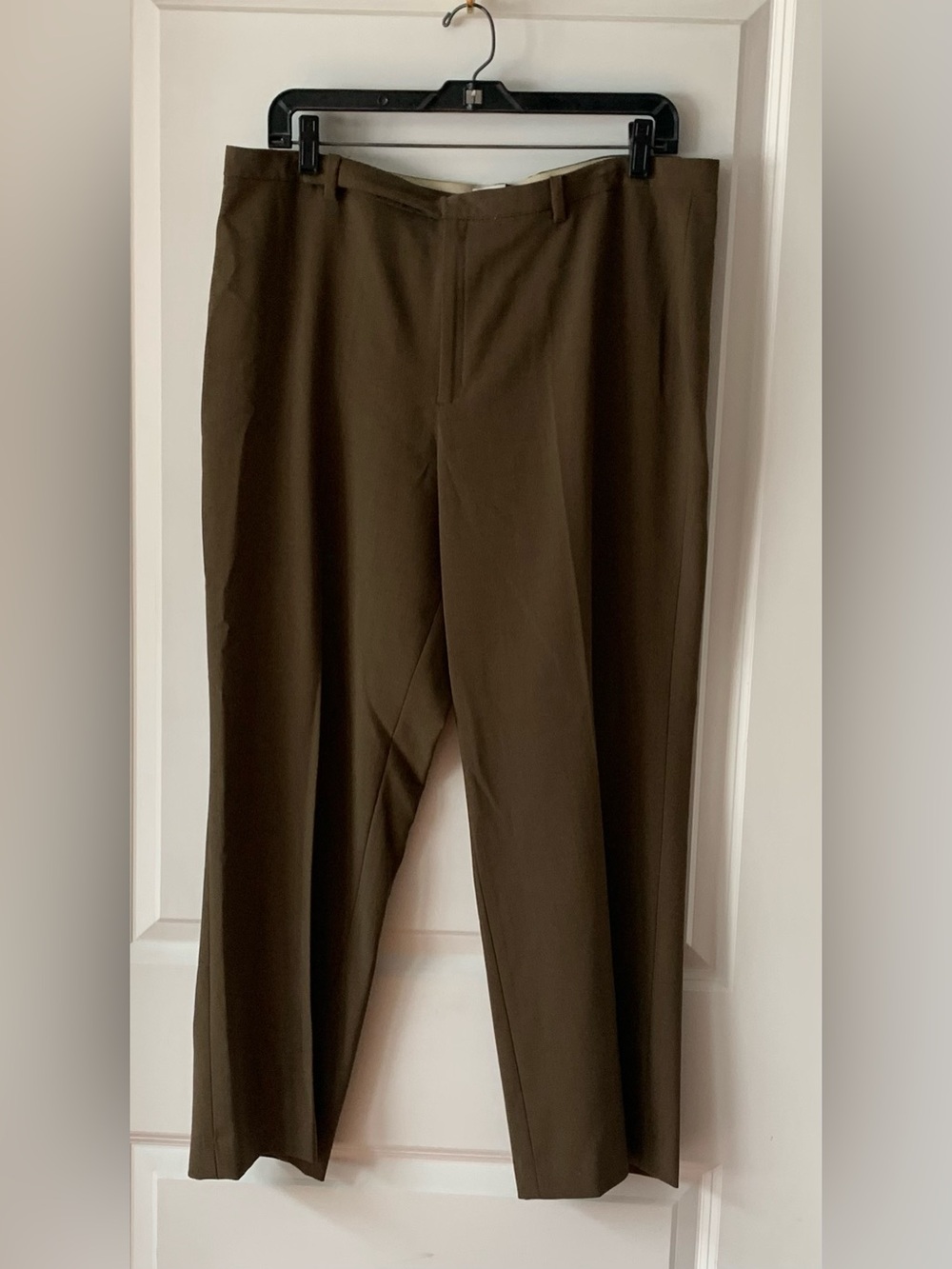 GAP Classic Cropped Pants in Olive Brown